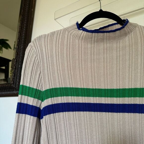 Urban Outfitters BDG Open Back Mock Neck Sweater Top sz Large - Picture 2 of 5